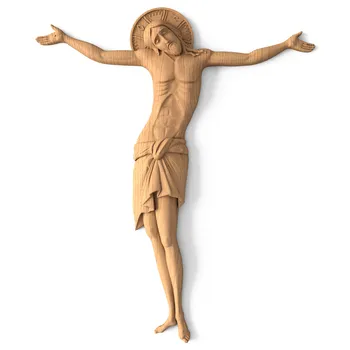 Hand carved corpus of Christ for interiors