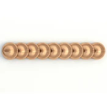 Carved mouldings with round coins minimalist Carved mouldings with round coins minimalist