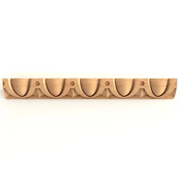 Carved egg and dart molding art deco