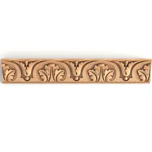 Ornate wood moulding with acanthus leaf