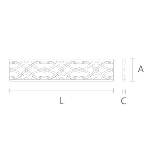 Ornamental wood moulding