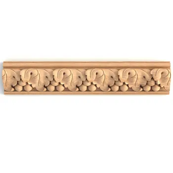 Decorative moulding with grape bunches and leaves