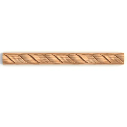 K-075 Custom twisted rope moulding oak