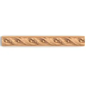 Floral french ribbon twist moulding
