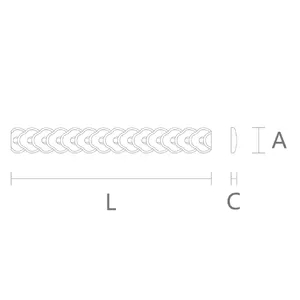 Pierced coin moulding beech