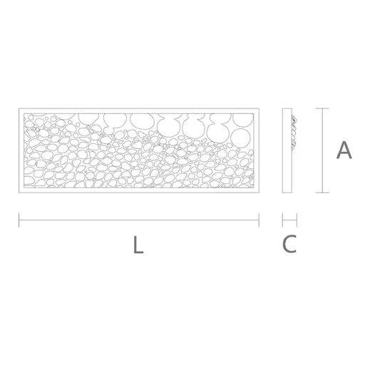 Fancy decorative unique moulding crocodile skin