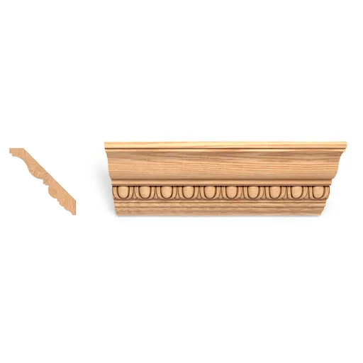 Oak crown moulding