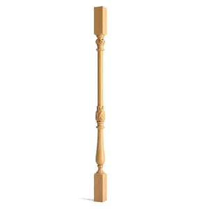 Architectural classic wood spindle for staircase