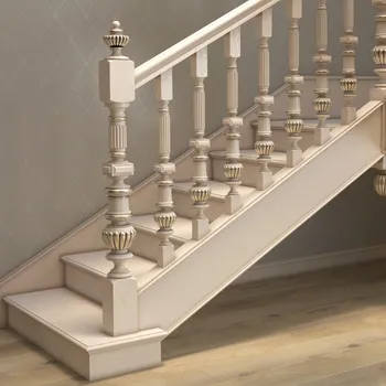 Antique Fluted Post, Large Staircase Post