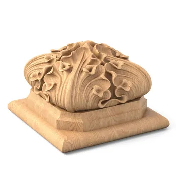 Handcrafted newel post cap, Antique staircase finial Handcrafted newel post cap, Antique staircase finial