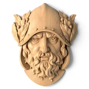 This Wood Wall Decor is made in the spirit of an ancient Classic. It is made in the form of a head o..