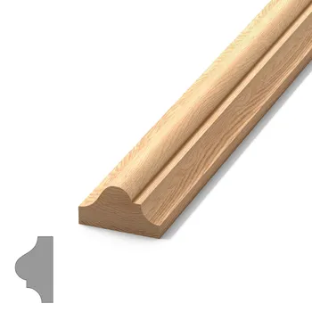 Simple panel molding narrow from solid wood Simple panel molding narrow from solid wood