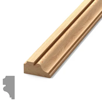 Carved Panel Molding, Handcrafted Oak Molding