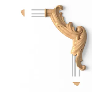 Handcrafted Solid Wood Onlay for Molding