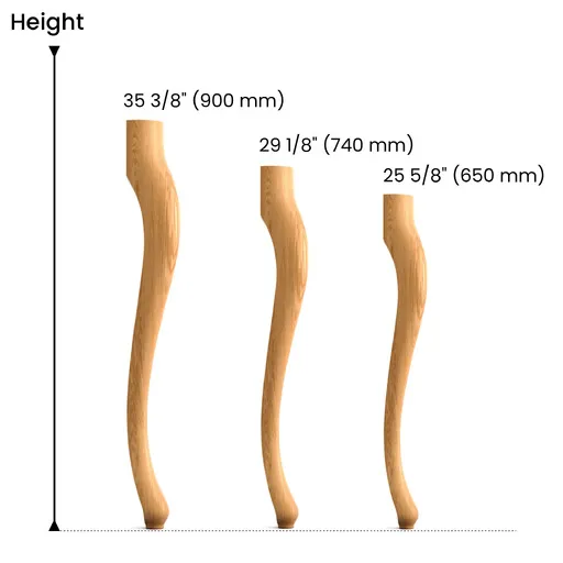 Queen Anne table legs quiet luxury style