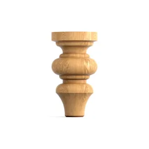 Immerse your decor in the rustic allure and enduring quality of hardwood with these furniture feet, ..