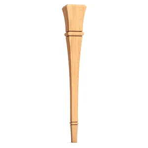 Oak Dining Table Legs Scandinavian Style (1 PC)