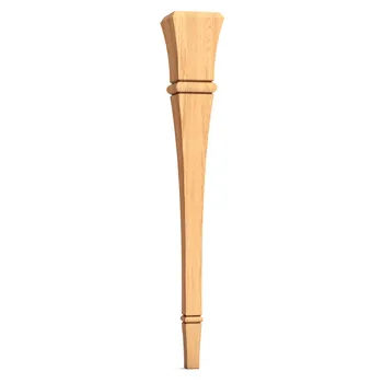 Oak dining table legs Scandinavian style (1 PC)