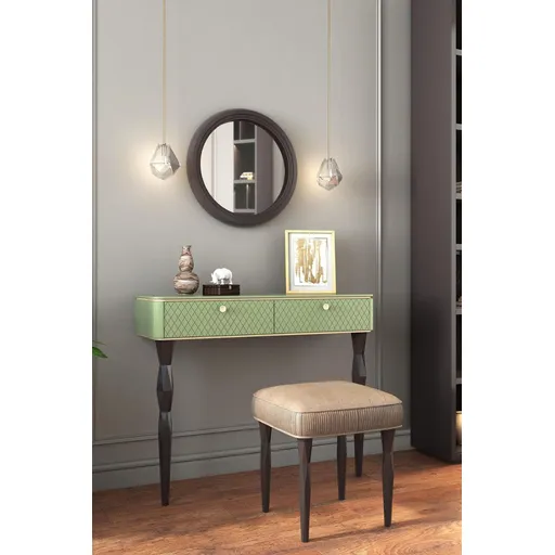 Faceted dining table legs geometric shape quiet luxury