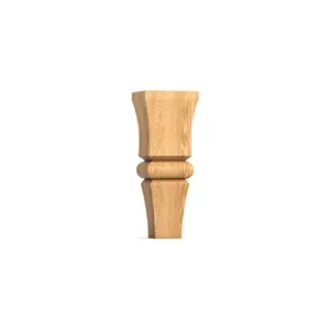 Square top furniture feet Classic style hardwood (1 PC) These furniture feet with a square top are crafted from premium hardwood for enduring elegance and s..
