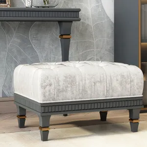 Square top furniture feet Classic style for chests oak