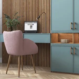 Tapered easy installation round table legs from oak