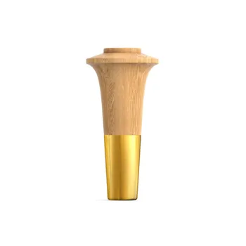 Decorative Tapered Furniture Feet with Golden Tips