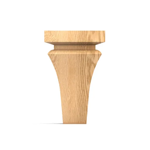 MN-204 Pedestal furniture feet vintage beech - 1