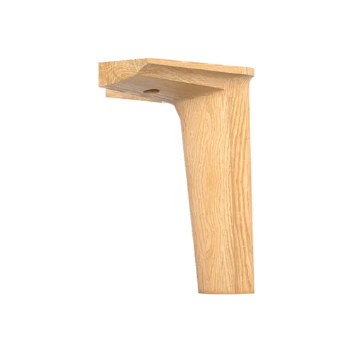 Minimalist installation bracket feet for furniture