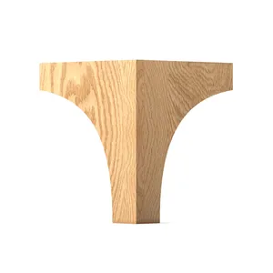 Diamond shaped bracket feet minimalist style