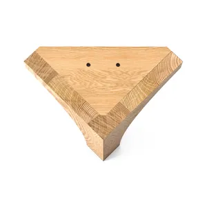 Beech diamond shaped bracket feet minimalist for chests. drawers