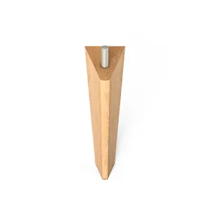 Splayed tapered peg legs for furniture beech