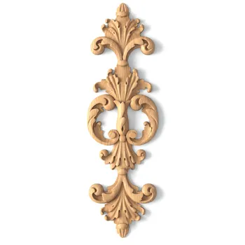 Symmetrical Wooden Pendant with Acanthus Scrolls