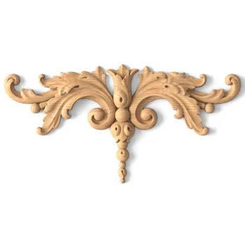 Elegant Antique Style Acanthus Scroll Applique