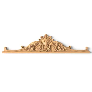 Available in versatile lengths ranging from 19 to 39 inches, this elegant wooden pediment brings a r..