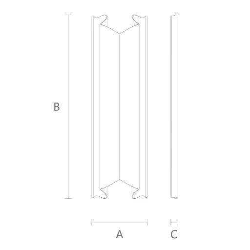 wood horizontal ribbon carving applique classical style