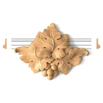 Grapes Molding Decor, Floral Center Onlay
