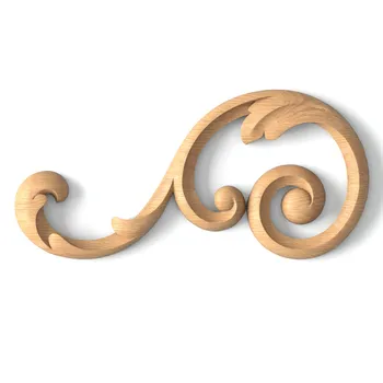 Classical Decorative Scrolled Onlay, Left