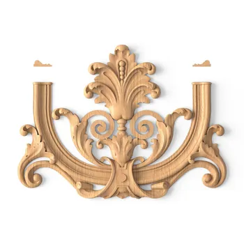 Carved Onlay with Floral Elements Baroque