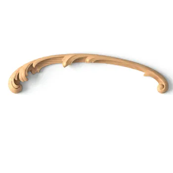 Classic-Style Floral Furniture Molding, Left