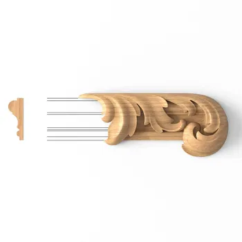 Handcrafted Applique for Molding Decoration, Right
