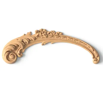 Antique Style Floral Decorative Applique, Left