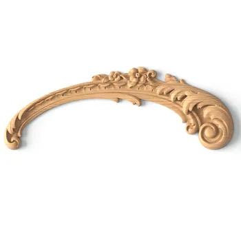 Antique Style Floral Decorative Applique, Right