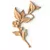 Wooden floral applique for interior, Left Wooden floral applique for interior, Left
