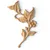 Wooden floral applique for interior, Right Wooden floral applique for interior, Right