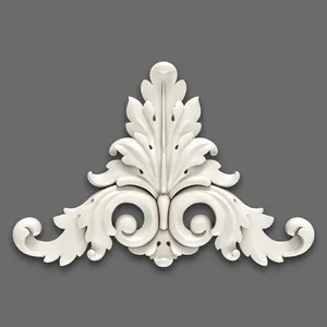 Carved triangular applique Carved triangular applique