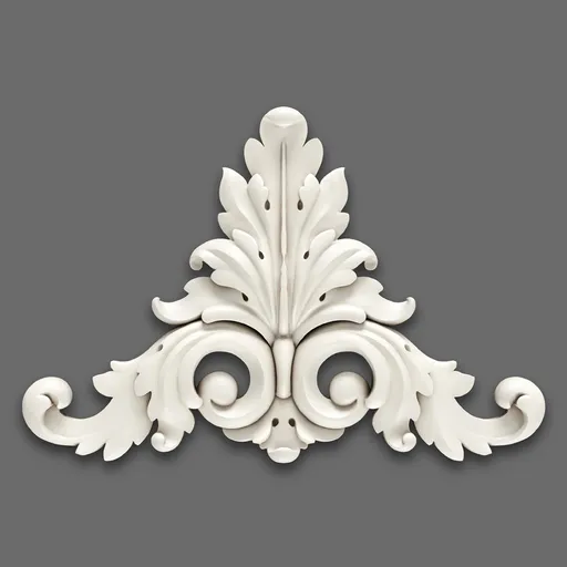 NPU-010 Carved triangular applique