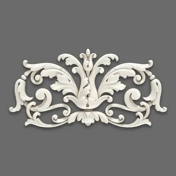 Ornate appliques for ceiling flower design