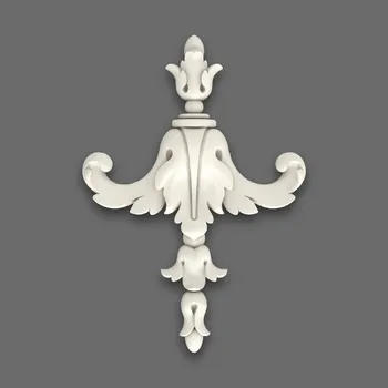 Molding Acanthus Appliques Wall Decor Baroque Style