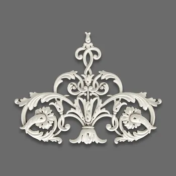 Ornate bell flower bouquet appliques - wall and ceiling decoration